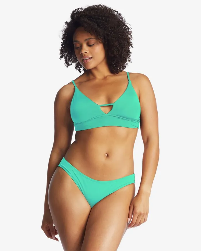 Billabong Sol Searcher VNeck Cami Bikini Top Tropical Green Women Bikini Tops Billabong Sol Searcher VNeck Cami Bikini Top Tropical Green Women Bikini Tops