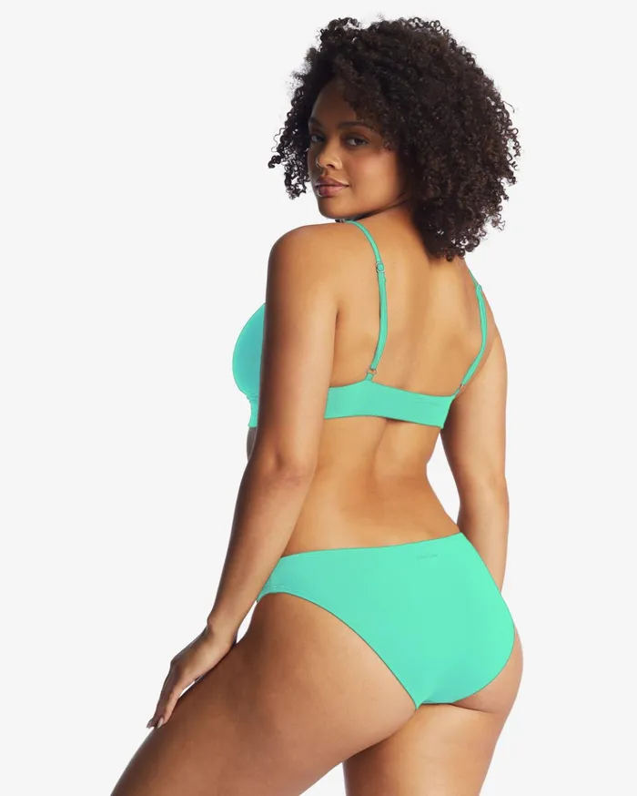 Billabong Sol Searcher VNeck Cami Bikini Top Tropical Green Women Bikini Tops Billabong Sol Searcher VNeck Cami Bikini Top Tropical Green Women Bikini Tops