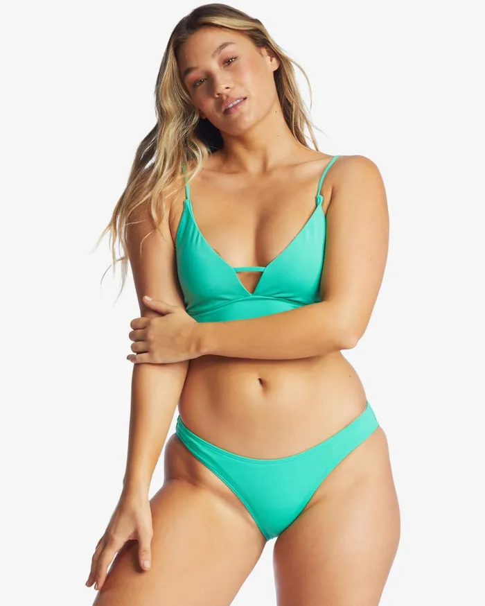 Billabong Sol Searcher VNeck Cami Bikini Top Tropical Green Women Bikini Tops Billabong Sol Searcher VNeck Cami Bikini Top Tropical Green Women Bikini Tops