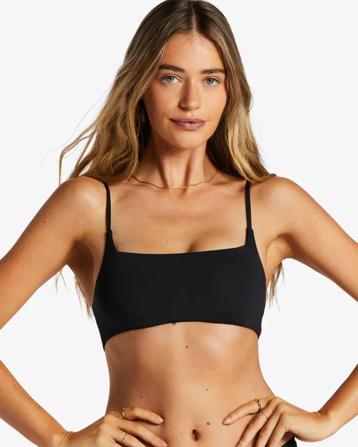 Billabong Sol Searcher Zoe Crop Bikini Top Black Pebble Women Bikinis Billabong Sol Searcher Zoe Crop Bikini Top Black Pebble Women Bikinis