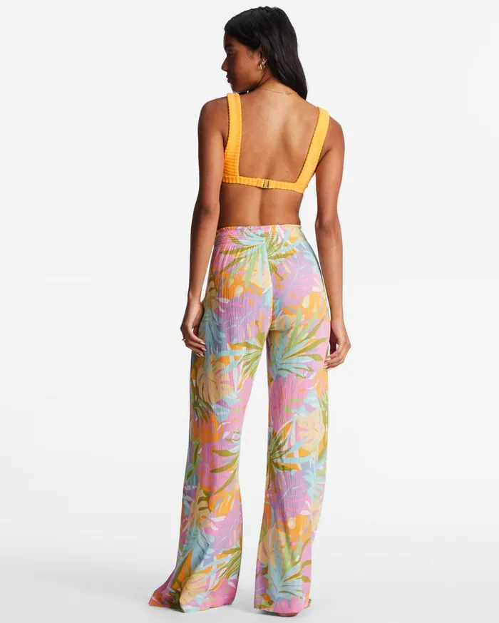 Billabong Split Spirit Floral Pants WhiteMulti Women Pants Billabong Split Spirit Floral Pants WhiteMulti Women Pants
