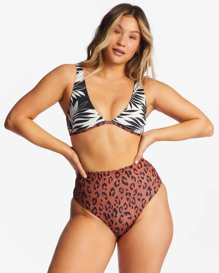 Billabong Spotted In Paradise Ava Reversible Tank Bikini Top Multi Women Bikinis Billabong Spotted In Paradise Ava Reversible Tank Bikini Top Multi Women Bikinis