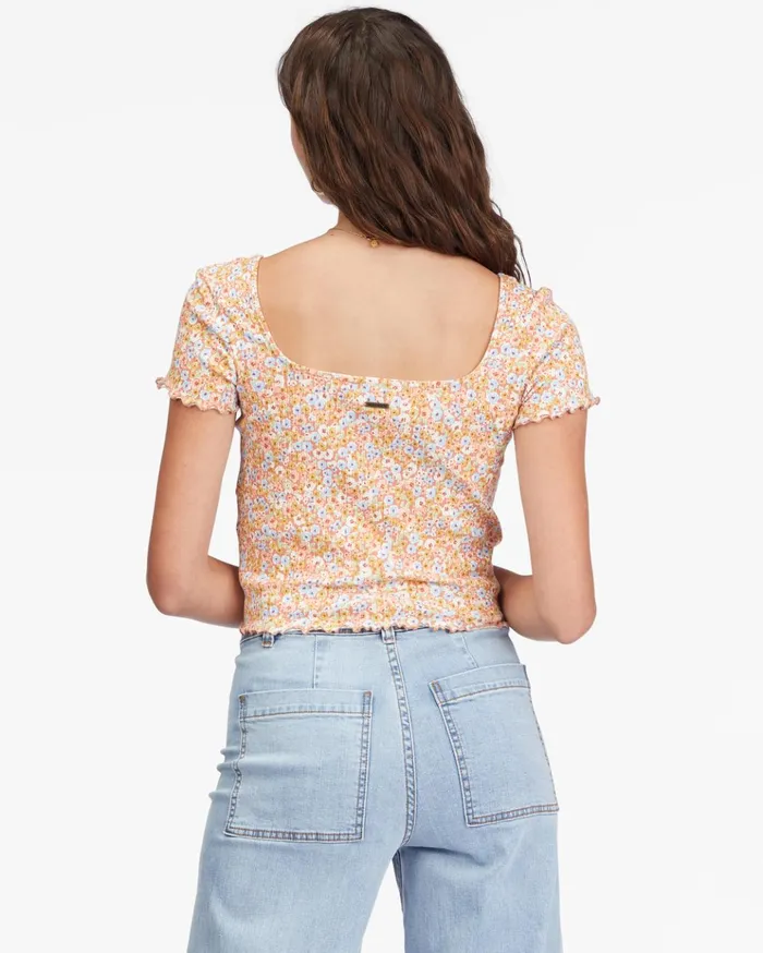Billabong Squared Away Knit Top Multi Women Tops Billabong Squared Away Knit Top Multi Women Tops