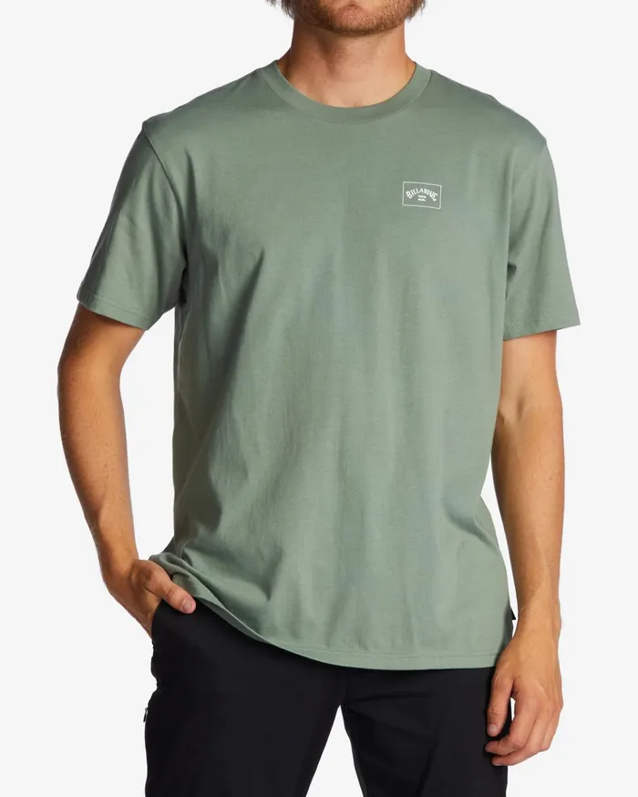 Billabong Stacked Arch TShirt Sage Men TShirts