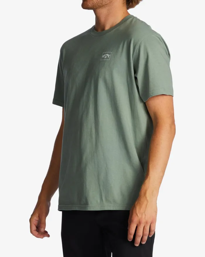 Billabong Stacked Arch TShirt Sage Men TShirts Billabong Stacked Arch TShirt Sage Men TShirts