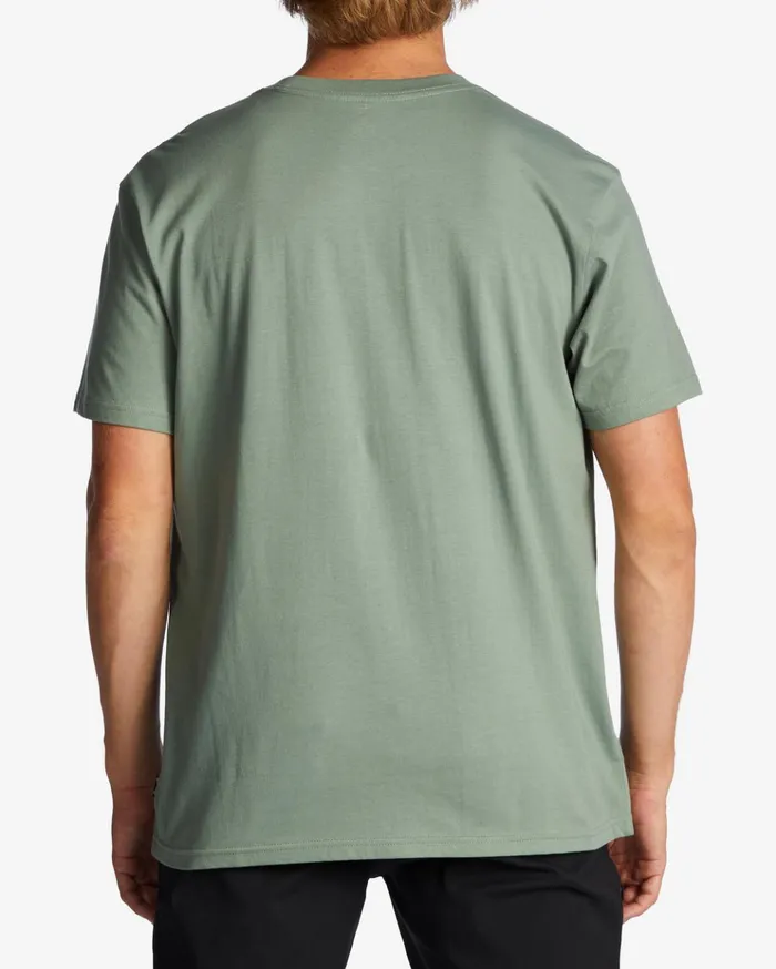 Billabong Stacked Arch TShirt Sage Men TShirts Billabong Stacked Arch TShirt Sage Men TShirts