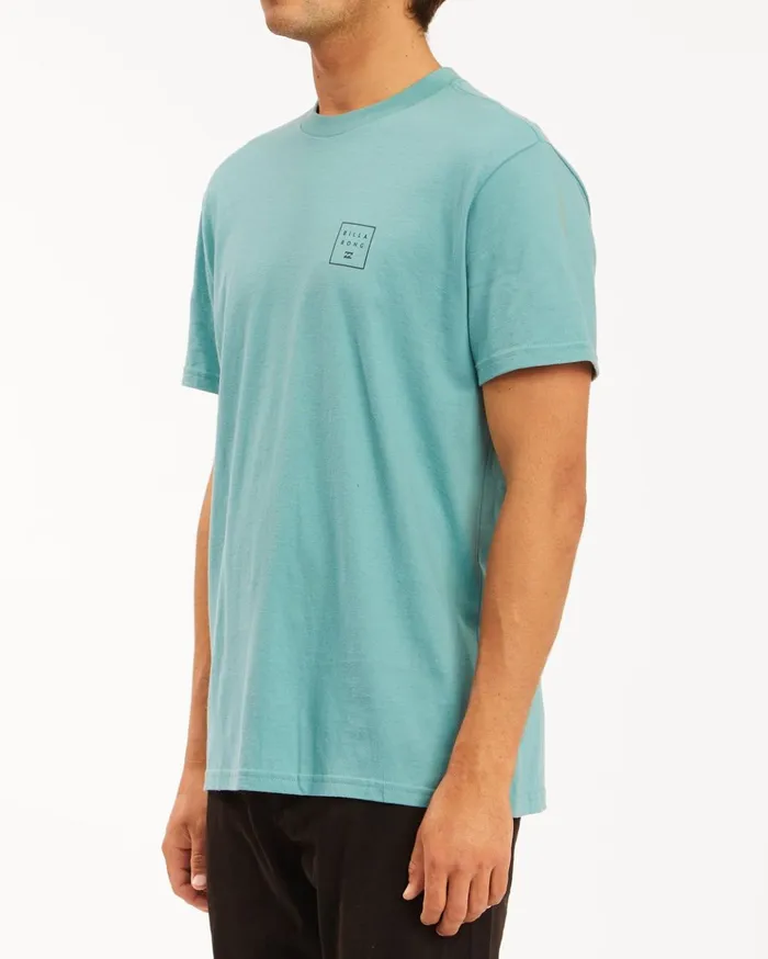 Billabong Stacked Short Sleeve TShirt Light Marine Men TShirts Billabong Stacked Short Sleeve TShirt Light Marine Men TShirts