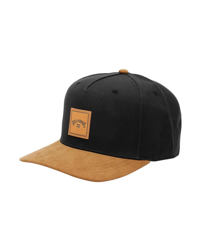 Billabong Stacked Snapback Hat BlackTan Men Hats
