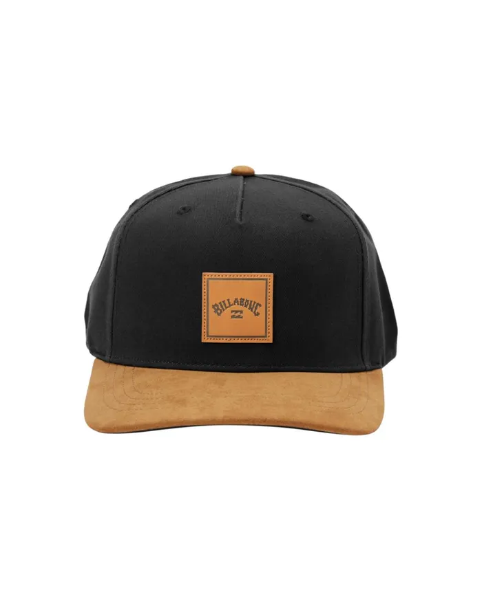 Billabong Stacked Snapback Hat BlackTan Men Hats Billabong Stacked Snapback Hat BlackTan Men Hats