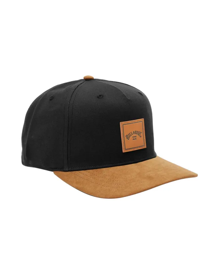 Billabong Stacked Snapback Hat BlackTan Men Hats Billabong Stacked Snapback Hat BlackTan Men Hats