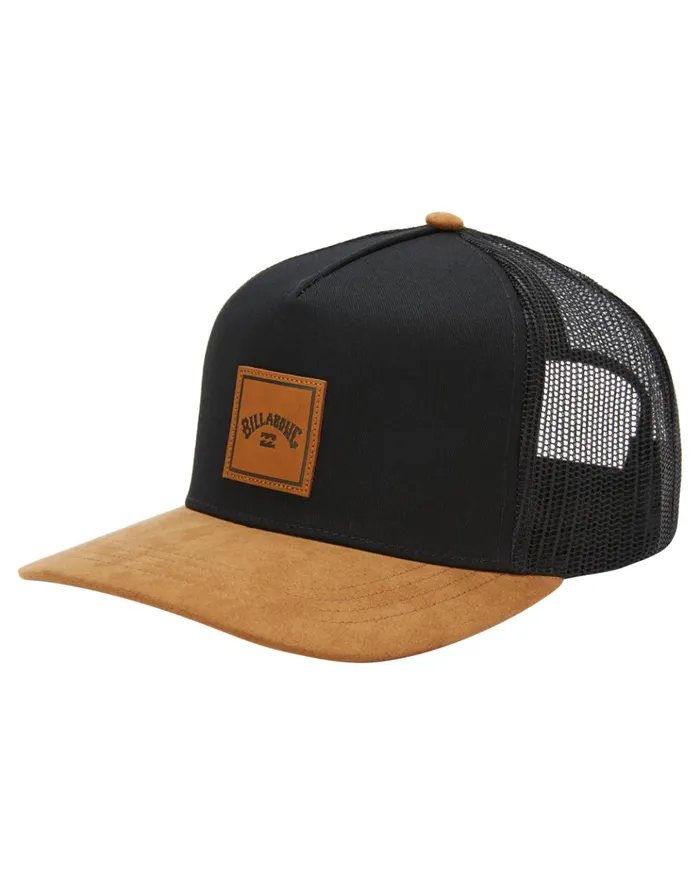 Billabong Stacked Trucker Hat BlackTan Men Hats Billabong Stacked Trucker Hat BlackTan Men Hats