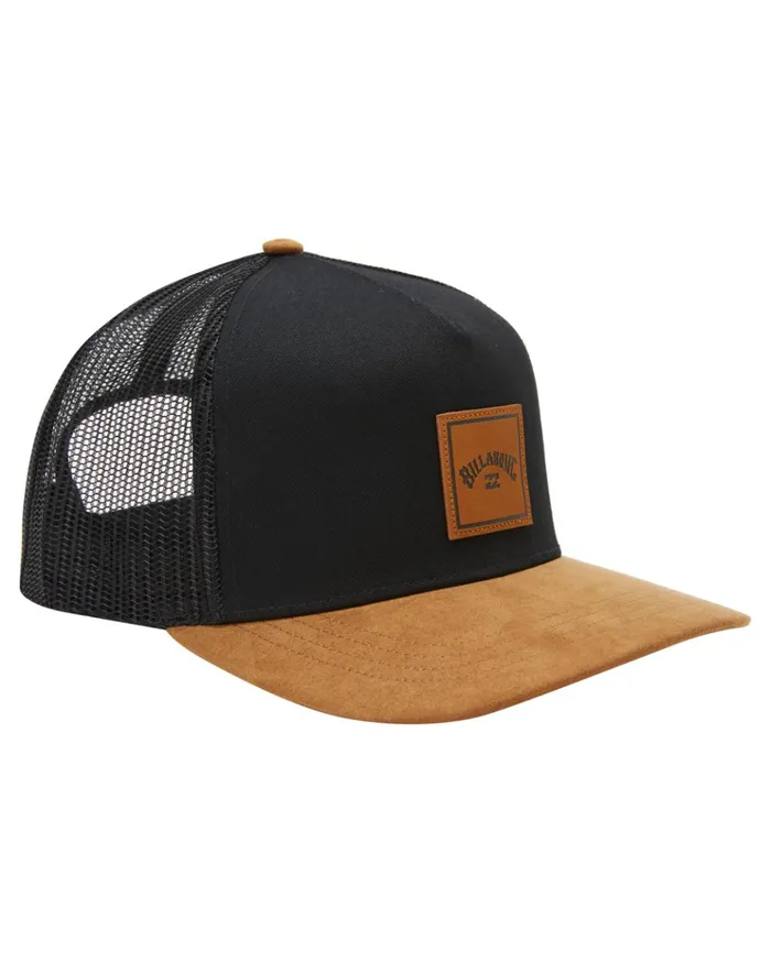 Billabong Stacked Trucker Hat BlackTan Men Hats Billabong Stacked Trucker Hat BlackTan Men Hats