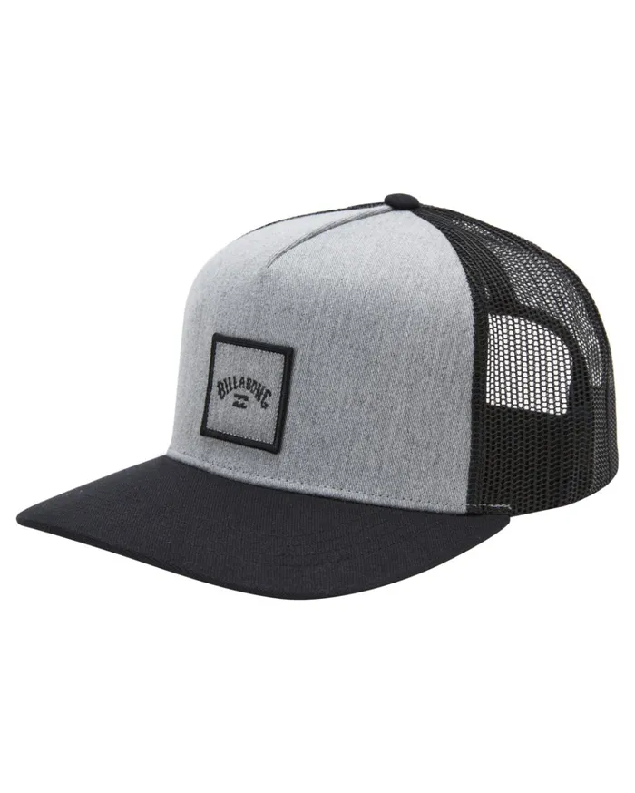 Billabong Stacked Trucker Hat Grey Heather Men Hats Billabong Stacked Trucker Hat Grey Heather Men Hats