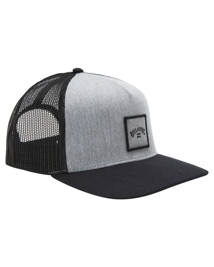 Billabong Stacked Trucker Hat Grey Heather Men Hats Billabong Stacked Trucker Hat Grey Heather Men Hats