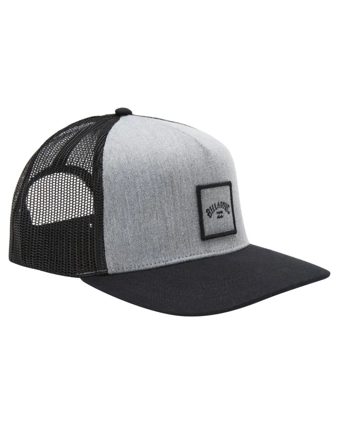 Billabong Stacked Trucker Hat Grey Heather Men Hats Billabong Stacked Trucker Hat Grey Heather Men Hats