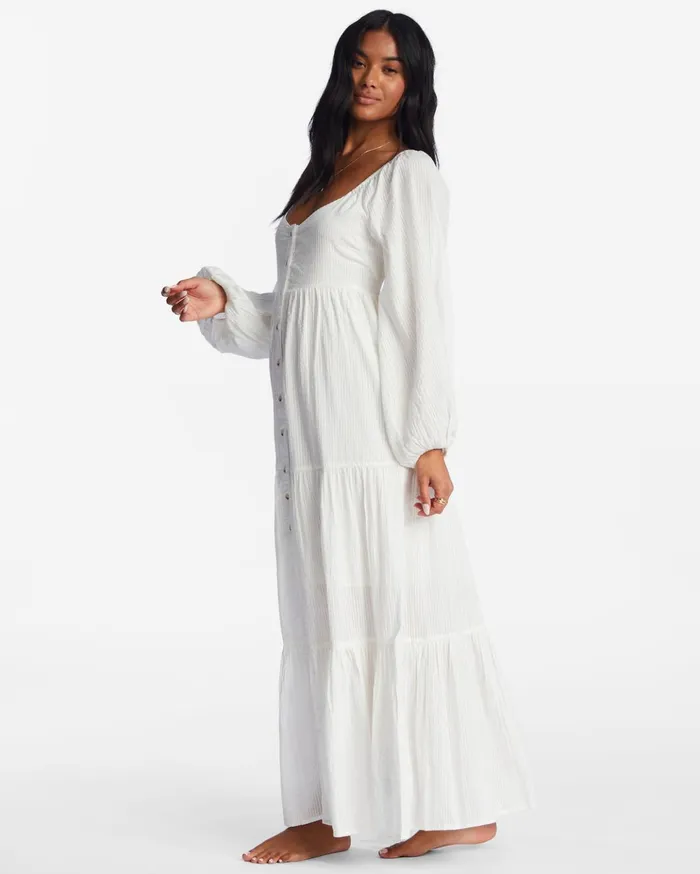 Billabong Starry Skies Maxi Dress Salt Crystal Women Dresses Billabong Starry Skies Maxi Dress Salt Crystal Women Dresses