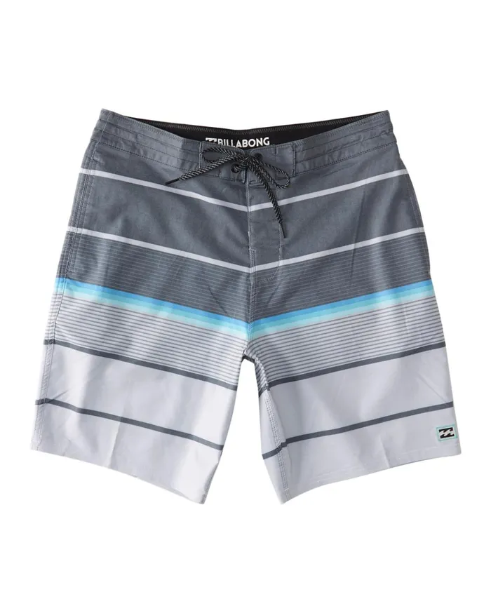 Billabong Stripe Lotides Boardshort Charcoal Men Striped Boardshorts