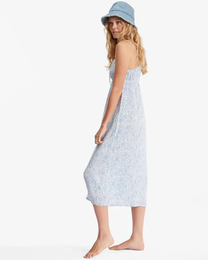 Billabong Summer Daydream Midi Slip Dress Salt Crystal Women Dresses Billabong Summer Daydream Midi Slip Dress Salt Crystal Women Dresses