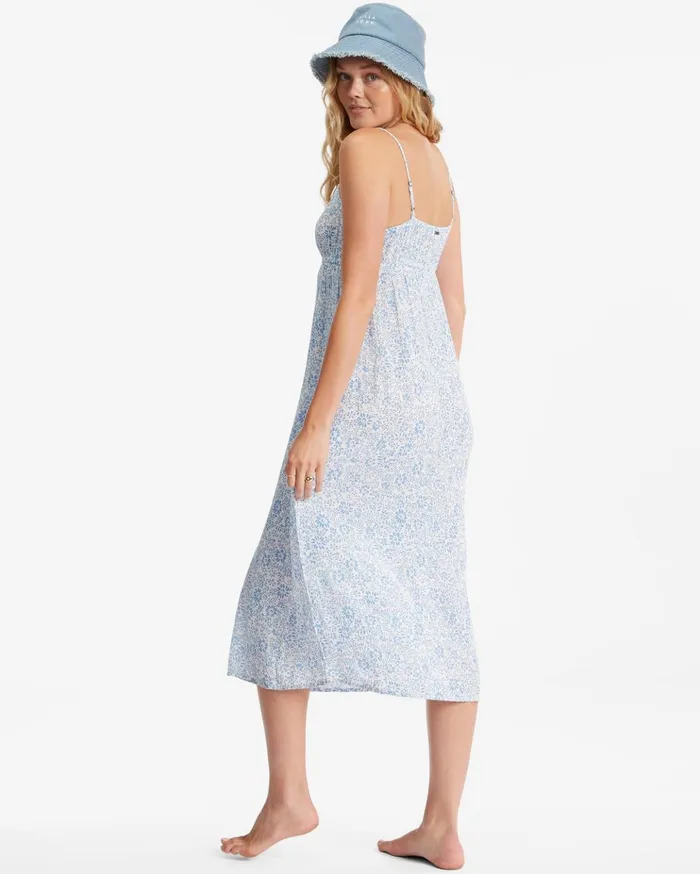 Billabong Summer Daydream Midi Slip Dress Salt Crystal Women Dresses Billabong Summer Daydream Midi Slip Dress Salt Crystal Women Dresses