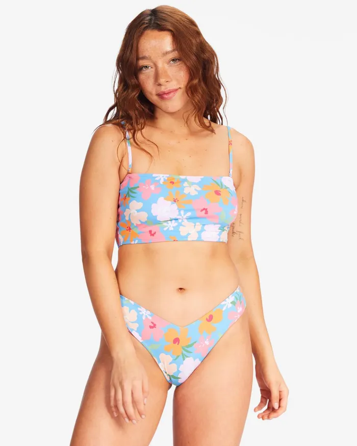 Billabong Summer Field Sunny Tube Bikini Top Bliss Blue Women Bikini Tops Billabong Summer Field Sunny Tube Bikini Top Bliss Blue Women Bikini Tops