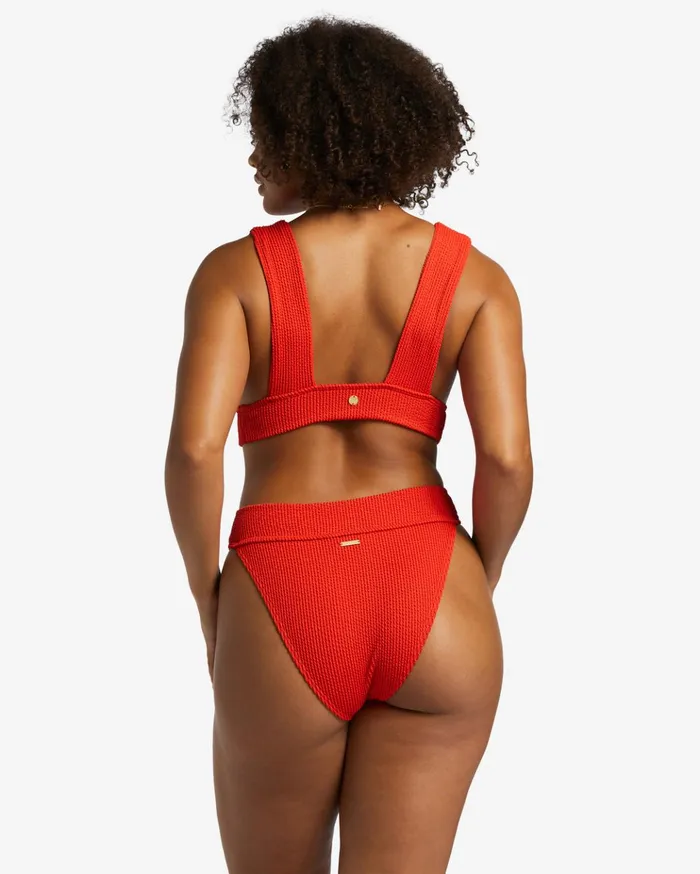 Billabong Summer High Plunge Bikini Top Red Aloha Women Bikinis Billabong Summer High Plunge Bikini Top Red Aloha Women Bikinis