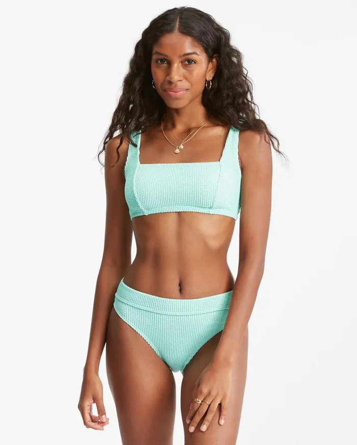 Billabong Summer High Square Bralette Underwire Bikini Top Mint Kiss Women Bikini Tops Billabong Summer High Square Bralette Underwire Bikini Top Mint Kiss Women Bikini Tops
