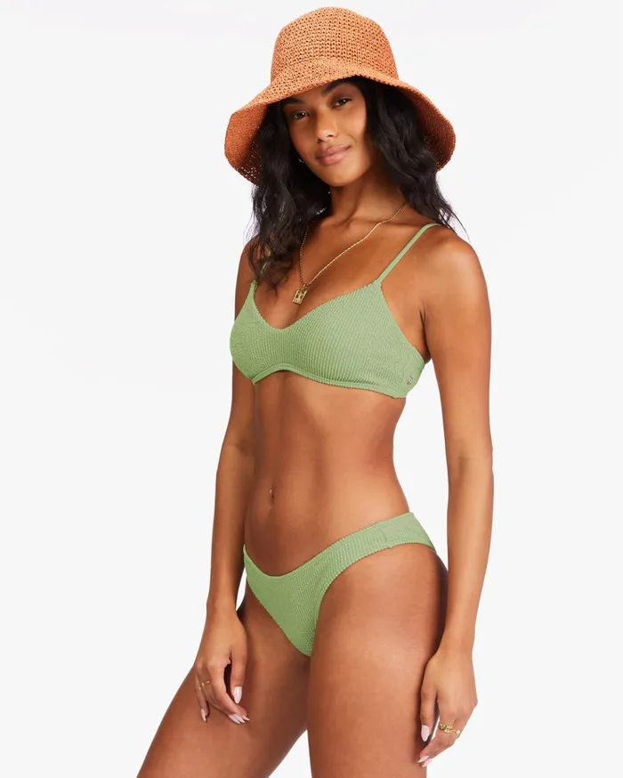 Billabong Summer High VNeck Bralette Bikini Top Agave Women Bikini Tops Billabong Summer High VNeck Bralette Bikini Top Agave Women Bikini Tops