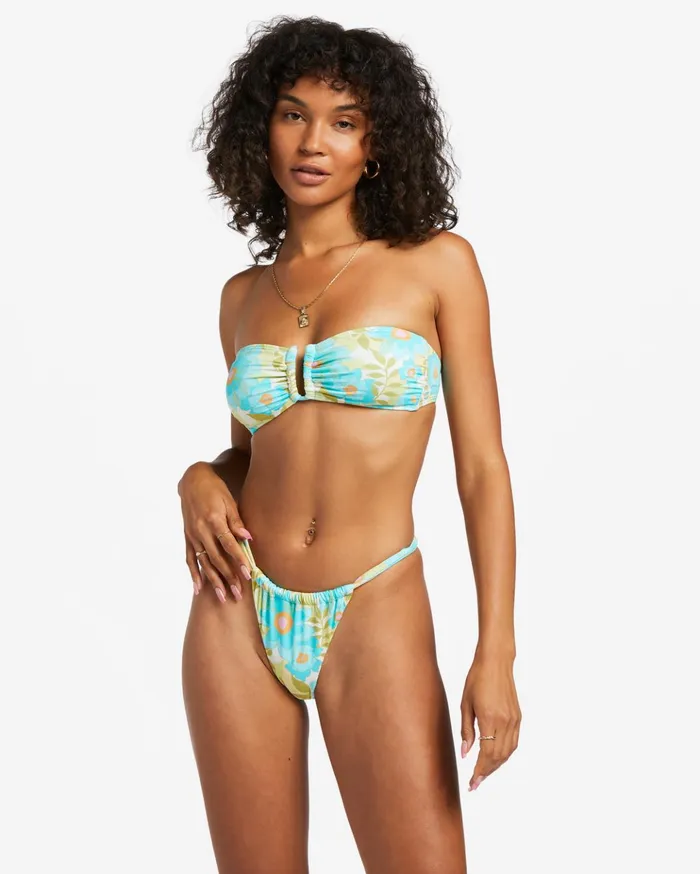 Billabong Summer Sky Valerie Bandeau Bikini Top Multi Women Bikinis Billabong Summer Sky Valerie Bandeau Bikini Top Multi Women Bikinis