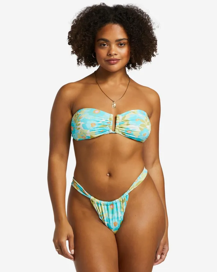 Billabong Summer Sky Valerie Bandeau Bikini Top Multi Women Bikinis Billabong Summer Sky Valerie Bandeau Bikini Top Multi Women Bikinis