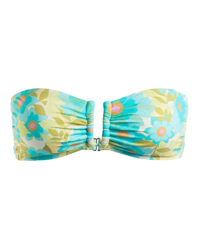 Billabong Summer Sky Valerie Bandeau Bikini Top Multi Women Bikinis Billabong Summer Sky Valerie Bandeau Bikini Top Multi Women Bikinis