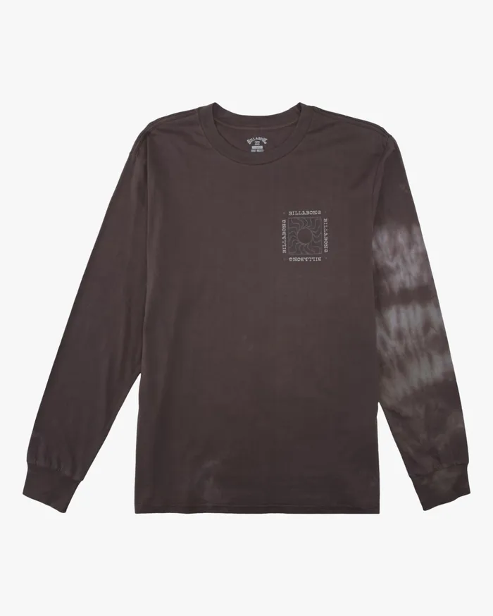 Billabong Sun Burn TieDye Long Sleeve TShirt Char Men TShirts Billabong Sun Burn TieDye Long Sleeve TShirt Char Men TShirts