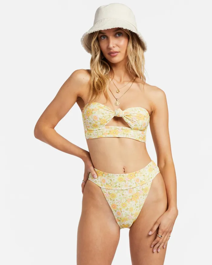 Billabong Sun Worshipper Tanlines Bandeau Bikini Top Multi Women Bikinis Billabong Sun Worshipper Tanlines Bandeau Bikini Top Multi Women Bikinis