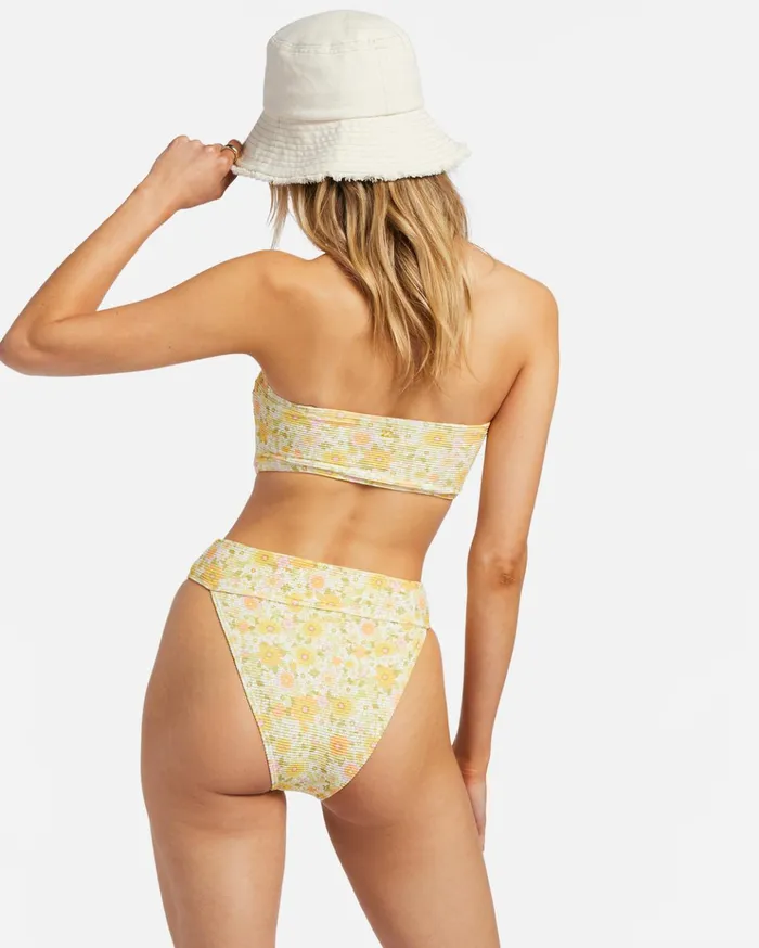 Billabong Sun Worshipper Tanlines Bandeau Bikini Top Multi Women Bikinis Billabong Sun Worshipper Tanlines Bandeau Bikini Top Multi Women Bikinis
