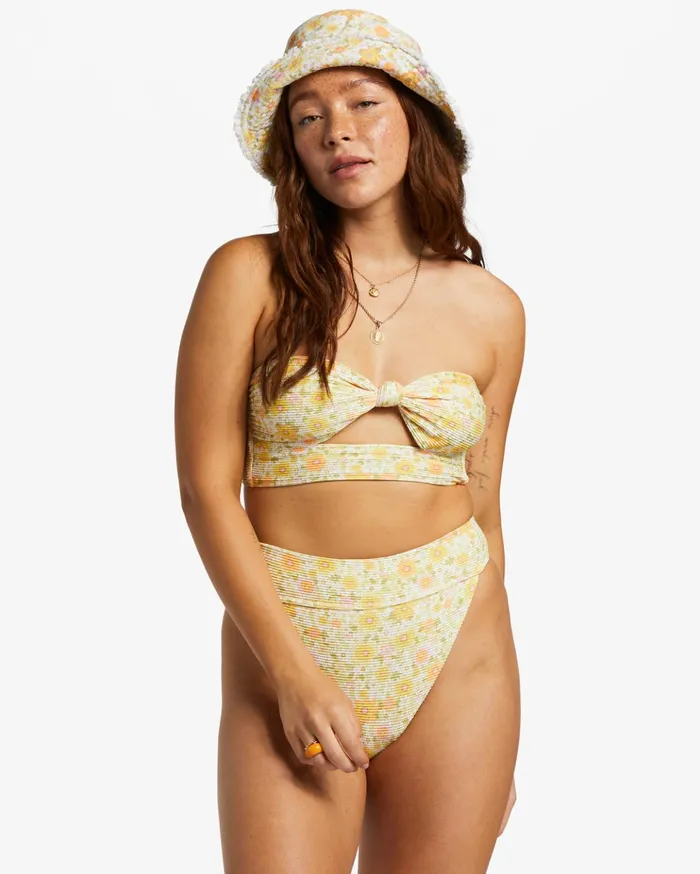 Billabong Sun Worshipper Tanlines Bandeau Bikini Top Multi Women Bikinis Billabong Sun Worshipper Tanlines Bandeau Bikini Top Multi Women Bikinis