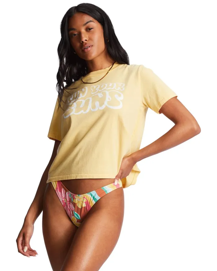 Billabong Sun Your Buns TShirt Fresh Squeezed Women Graphic Tees and Tanks Billabong Sun Your Buns TShirt Fresh Squeezed Women Graphic Tees and Tanks