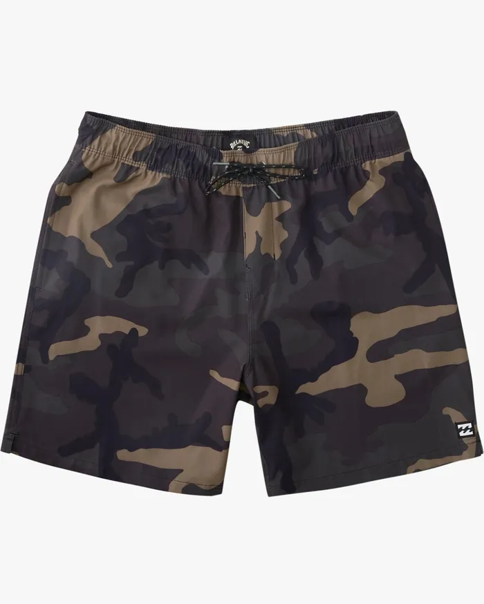 Billabong Sundays Essential Boardshorts 17quot Camo Men Elastic Waist Boardshorts Billabong Sundays Essential Boardshorts 17quot Camo Men Elastic Waist Boardshorts
