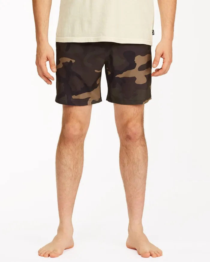 Billabong Sundays Essential Boardshorts 17quot Camo Men Elastic Waist Boardshorts Billabong Sundays Essential Boardshorts 17quot Camo Men Elastic Waist Boardshorts