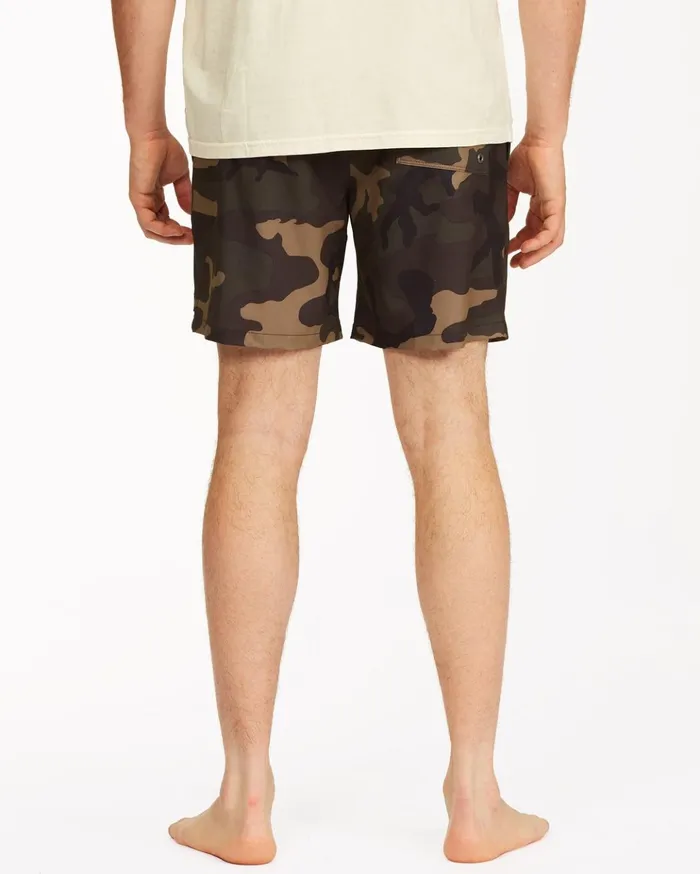 Billabong Sundays Essential Boardshorts 17quot Camo Men Elastic Waist Boardshorts Billabong Sundays Essential Boardshorts 17quot Camo Men Elastic Waist Boardshorts