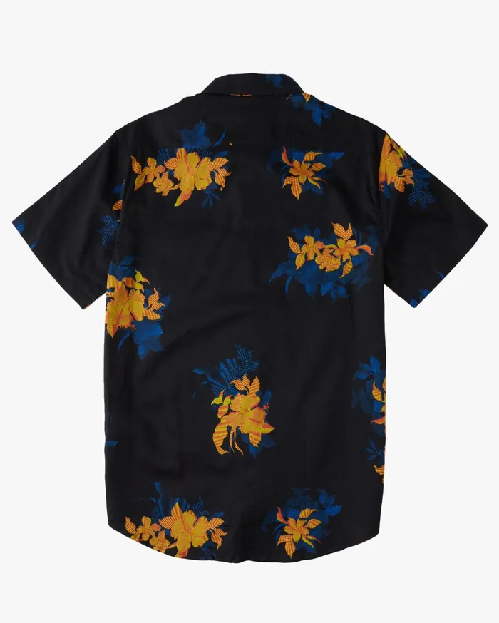 Billabong Sundays Floral Short Sleeve Shirt Black Floral Men Shirts Billabong Sundays Floral Short Sleeve Shirt Black Floral Men Shirts