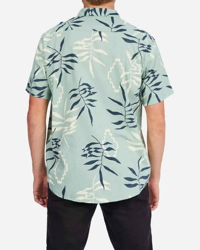 Billabong Sundays Floral Short Sleeve Shirt Sage Green Men Shirts Billabong Sundays Floral Short Sleeve Shirt Sage Green Men Shirts