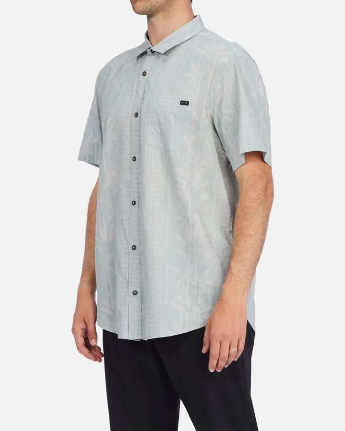 Billabong Sundays Floral Short Sleeve Shirt Sage Men Shirts Billabong Sundays Floral Short Sleeve Shirt Sage Men Shirts