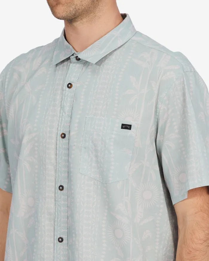 Billabong Sundays Floral Short Sleeve Shirt Sage Men Shirts Billabong Sundays Floral Short Sleeve Shirt Sage Men Shirts