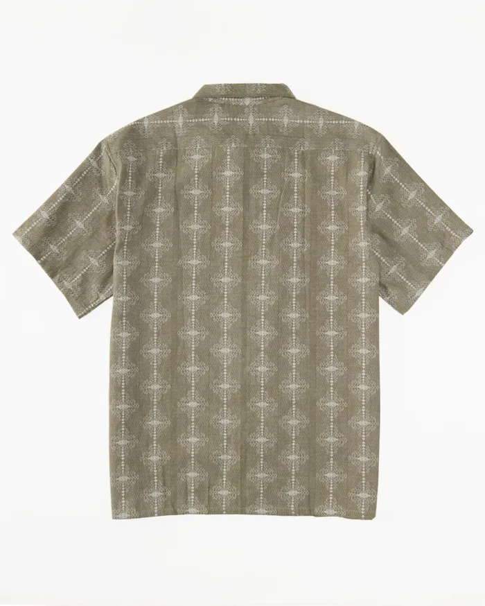 Billabong Sundays Jacquard Short Sleeve Shirt Light Sage Men Shirts Billabong Sundays Jacquard Short Sleeve Shirt Light Sage Men Shirts