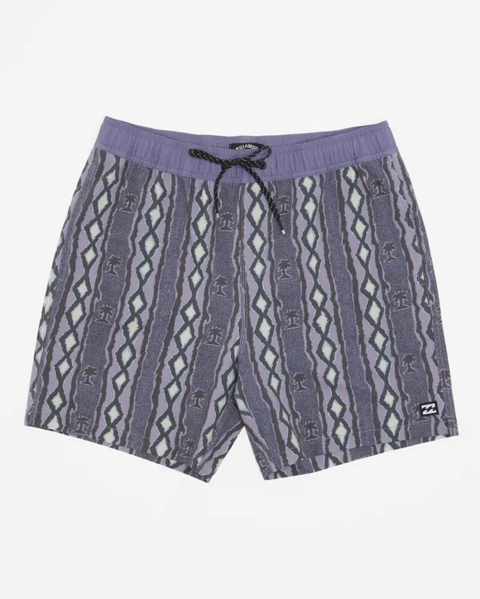 Billabong Sundays Layback 17quot Boardshorts Lavender Men Elastic Waist Boardshorts Billabong Sundays Layback 17quot Boardshorts Lavender Men Elastic Waist Boardshorts