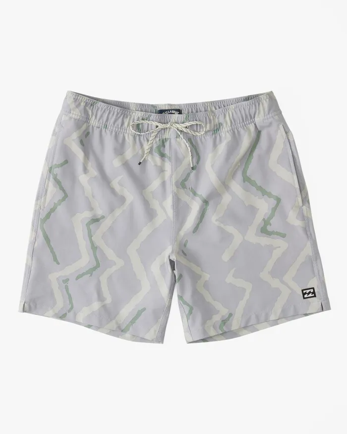 Billabong Sundays Layback 17quot Boardshorts Lilac Men Elastic Waist Boardshorts Billabong Sundays Layback 17quot Boardshorts Lilac Men Elastic Waist Boardshorts