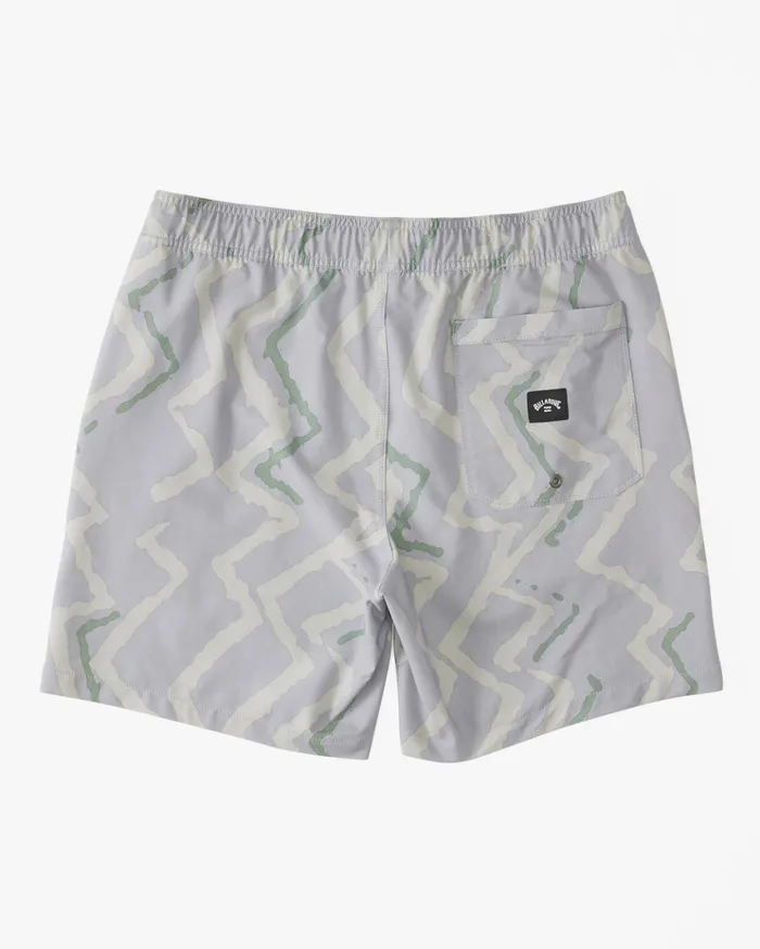 Billabong Sundays Layback 17quot Boardshorts Lilac Men Elastic Waist Boardshorts Billabong Sundays Layback 17quot Boardshorts Lilac Men Elastic Waist Boardshorts