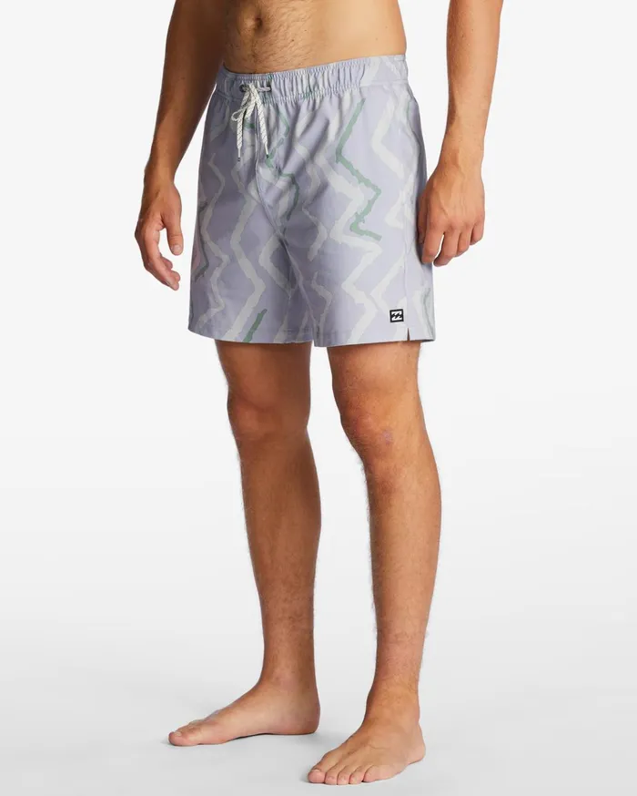 Billabong Sundays Layback 17quot Boardshorts Lilac Men Elastic Waist Boardshorts Billabong Sundays Layback 17quot Boardshorts Lilac Men Elastic Waist Boardshorts