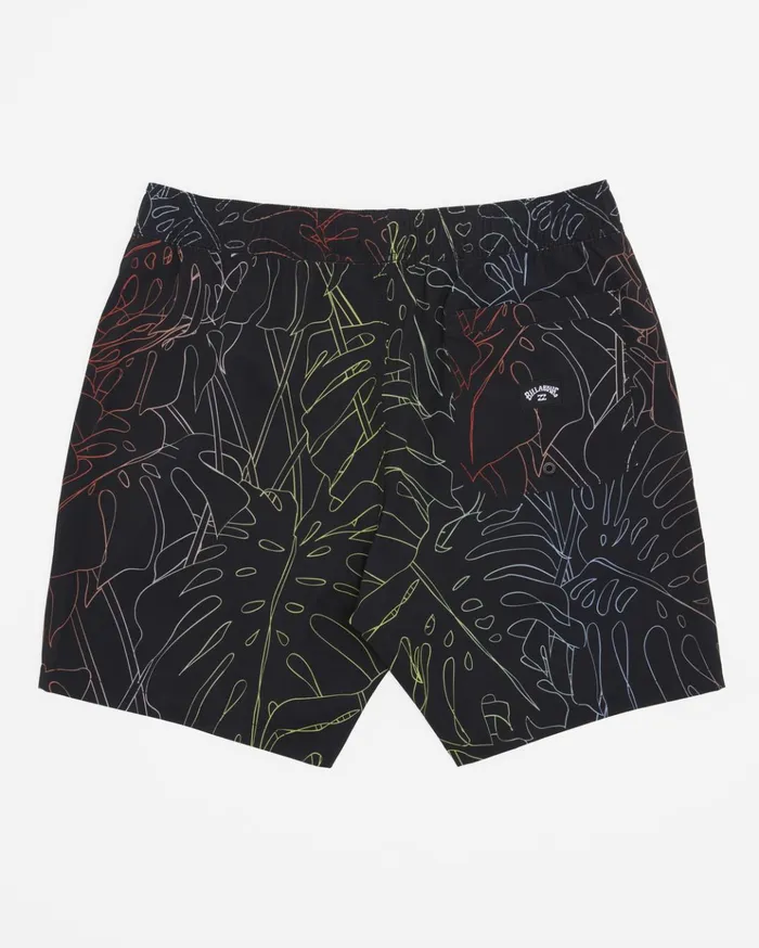 Billabong Sundays Layback 17quot Boardshorts Stealth Men Elastic Waist Boardshorts Billabong Sundays Layback 17quot Boardshorts Stealth Men Elastic Waist Boardshorts