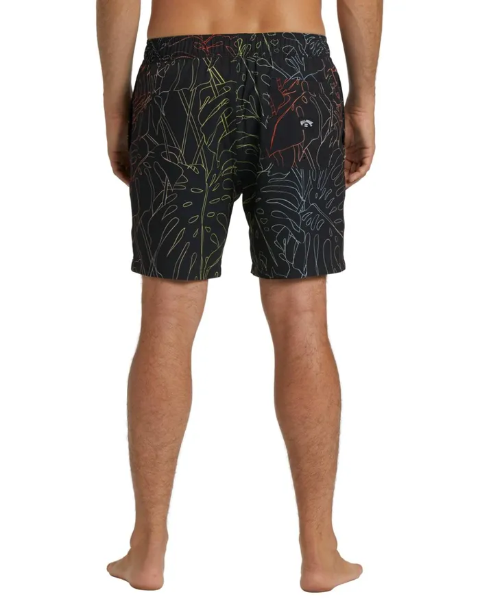 Billabong Sundays Layback 17quot Boardshorts Stealth Men Elastic Waist Boardshorts Billabong Sundays Layback 17quot Boardshorts Stealth Men Elastic Waist Boardshorts