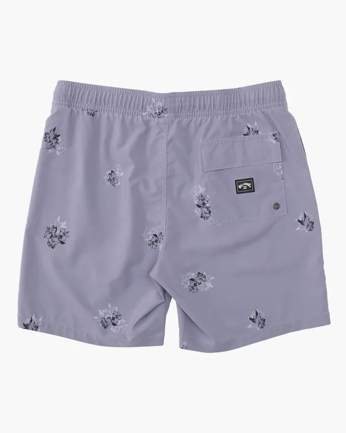 Billabong Sundays Layback Boardshorts 17quot Dusty Grape Men Elastic Waist Boardshorts Billabong Sundays Layback Boardshorts 17quot Dusty Grape Men Elastic Waist Boardshorts